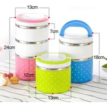 Maison Luré Termos 3 Katlı Tutacaklı Yemek Termosu Sefer Tası