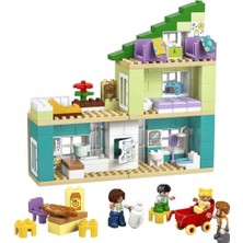 Elektronikçim 10470 3ü1 Arada Figürlü Modern Aile Evi 166 Parça +2 Yaş
