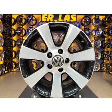 VOLKSWAGEN 4 Adet VOLKSWAGEN ORIJINAL 6.5*16 5*112 ET33 57.1 BLACK MACK JANT YENİLENMİŞ (Takım)