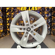 SEAT 4 Adet SEAT ORIJINAL 7*17 5*112 ET49 57.1 SILVER JANT YENİLENMİŞ (Takım)