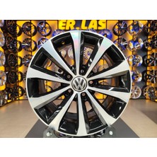 VOLKSWAGEN 4 Adet VOLKSWAGEN ORIJINAL 7*16 5*112 ET45 57.1 BLACK MACK JANT YENİLENMİŞ (Takım)