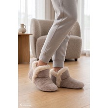 Twigy Elsa Peluş Kadın Ev Botu Pudra 37/41