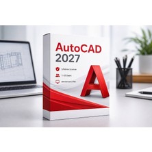 Autodesk Autocad 2027 (Pc) - 1 Pc 1 Yıl Dijital Kod