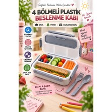 Maison Luré Yemek Kabı 4 Bölmeli Çocuk Beslenme Kabı