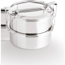 Maison Luré Yemek Kabı Paslanmaz Çelik 2li Sefer Tası 500ML X2 Isıtılabilir %100 Metal
