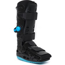 Orlex Çift Tarafı Havalı Yürüme Botu Siyah (Airwalker) – Ayak ve Bilek Sabitleme (ORX®-A728UZUN-PREMIUM) L