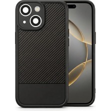 Nezih Case Iphone 14 ile Uyumlu Karbon Desenli Darbe Korumalı Kılıf
