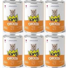 King Tavuk Etli Yavru Kedi Konservesi 400 gr