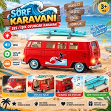 Ticaret S01005718 Sörf Karavanı Ses/ışık Oyuncak Karavan Ticaret Najmaddin