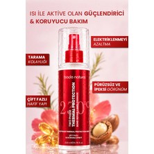 Bade Natural Çift Fazlı Isı Koruma Spreyi 200 ml – Yıpranma ve Elektriklenme Karşıtı, Fön Güçlendirici Bakım