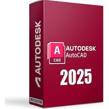 Autodesk Autocad 2025 (Windows) - 1 Pc 2 Yıl Dijital Lisans