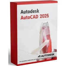 Autodesk Autocad 2025 (Windows) - 1 Pc 3 Yıl Autodesk Key