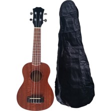 Köhner Kh-Sul Masif Maun Soprano Ukulele – 4 Telli 12 Perde Akustik Ukulele – Maun Ağacı Gövde – Soprano Kasa – Kılıf Hediye