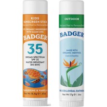 Badger Clear Zinc Çocuk Güneş ve Outdoor Stick Set