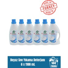 Ega Kimya Beyaz Sıvı Yıkama Deterjanı 6x 1100 ml