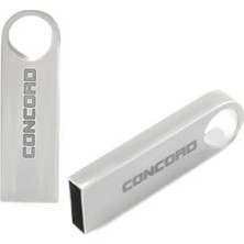 Concord 64 GB Metal Anahtarlıklı USB Flash Bellek Universal Bağlantı Tipi ile Kullanım İçin Uygun Cu-64