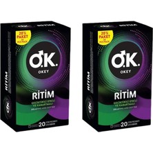 Okey Ritim Prezervatif 20'li X2