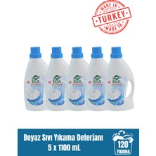 Ega Kimya Beyaz Sıvı Yıkama Deterjanı 5x 1100 ml