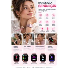 Akıllı Saat Sağlık Takibi Spor Modu Arama ve Müzik Kontrolü