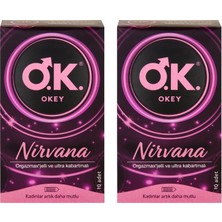 Okey Nirvana Prezervatif 10'lu X2