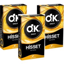 Okey Hisset Prezervatif 10'lu X3