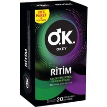 Okey Ritim Prezervatif 20'li