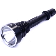 Black Watton 800 Lümen T6 El Feneri WT-148 Metal Alüminyum Gövde ile Yüksek Performans
