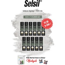 Selsil 500 ml Silikon Sprey, 11 Al 9 Öde ve Rosie Pamuk