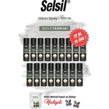 Selsil Silikon Sprey 500 Ml, 17 Al 15 Öde ve Rosie Pamuk