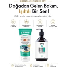 Badger Bebek Güneş Kremi SPF40 ve Sirenol Organik Bebek Şampuanı Set 87 mL / 400 mL