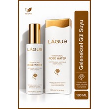 Lagus Gül Suyu LÁGUS Rosa Damascena Saf Damıtma Katkısız Formül Cam Şişe