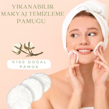 Sirenol Yıkanabilir Makyaj Temizleme Pamuğu %100 Pamuk (3 Adet)