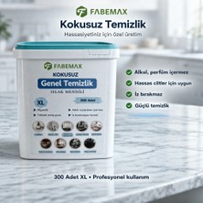 Fabemax Kokusuz Genel Temizlik Islak Mendili Xl 300'LÜ Alkol ve Paraben Içermez