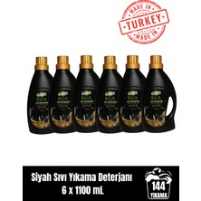 Ega Kimya Siyah Sıvı Yıkama Deterjanı 6x 1100 ml