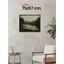 Hars Slim Ince Profil Siyah Çerçeve 71 x 57 cm Camlı
