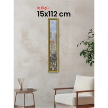 Hars Royal Klasik Desenli Altın Çerçeve 15 x 112 cm Camlı