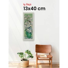 Hars Slim Ince Profil Gümüş Çerçeve 13 x 40 cm Camlı