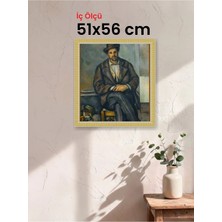 Hars Royal Klasik Desenli Çok Renkli Çerçeve 51 x 56 cm Şeffaf Korumalı Pvc