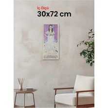 Hars Slim Ince Profil Gümüş Çerçeve 30 x 72 cm Camlı