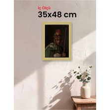 Hars Royal Klasik Desenli Çok Renkli Çerçeve 35 x 48 cm Şeffaf Korumalı Pvc
