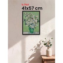 Hars Slim Ince Profil Siyah Çerçeve 41 x 57 cm Camlı