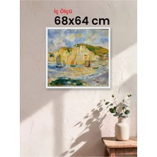 Hars Slim Ince Profil Beyaz Çerçeve 68 x 64 cm Camlı