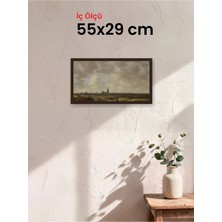 Hars Slim Ince Profil Kahverengi Çerçeve 55 x 29 cm Camlı