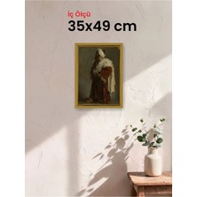 Hars Slim Ince Profil Altın Çerçeve 35 x 49 cm Camlı