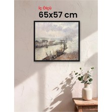 Hars Slim Ince Profil Siyah Çerçeve 65 x 57 cm Camlı