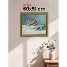 Hars Royal Klasik Desenli Altın Çerçeve 60 x 51 cm Şeffaf Korumalı Pvc