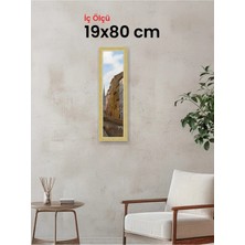 Hars Royal Klasik Desenli Çok Renkli Çerçeve 19 x 80 cm Şeffaf Korumalı Pvc