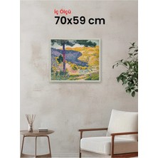 Hars Slim Ince Profil Gümüş Çerçeve 70 x 59 cm Şeffaf Korumalı Pvc