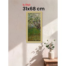 Hars Royal Klasik Desenli Çok Renkli Çerçeve 31 x 68 cm Şeffaf Korumalı Pvc
