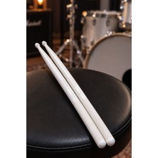 Midex GFK-901WH Pro 5A Profesyonel Kırılmaz Baget Fiber Karbon Drumsticks Beyaz Renk Davul Bateri Bageti